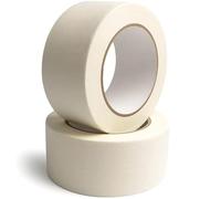 Apex Business Supplies 2 Rolls Masking Tape 50mm X 50m Multipurpose | Painters 2 inch Masking Tape For Painting | Paper Tape, Diy Use Painting Walls, Crafts & Decorators Painters Tape