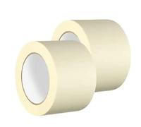 Apex Business Supplies 2 Rolls Of Masking Tape 75mm X 50m Wide Masking Tape | Painters Tape, Indoor Painting Tape | Paper Tape, Diy Use Painting Walls, Crafts & More Painting Tools