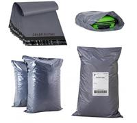 Apex Business Supplies 25 Pcs Large Grey Postage Bags 24 x 36 Inch, Extra Strong Self Seal Mailing Bags, Waterproof Polythene Parcel Bags for Clothes, Bedding, Storage & Packaging