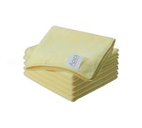 Apex Business Supplies Microfibre cloth Pack of 5 Mint Yellow 32 X 32 Cm Cloth | Reusable cleaning cloths, Kitchen Cloth | Streak Free & lint-free cloth, Super Absorbent Microfibre Cloths