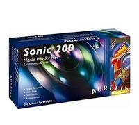 Apex Business Supplies Small Blue Nitrile Gloves Sonic 200 Pack of 200 | Multipurpose, Examination Powder Free And Latex Free Disposable Gloves | 1 Box Of 200 Disposable Gloves