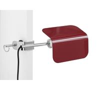 HAY Apex Wall Lamp with Clip Maroon Red