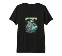 Apex Dinosaur Monster Truck T Rex Skeleton Premium T-Shirt