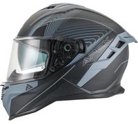 APEX FI200 Madrid Helmet, black-grey, size M for Men