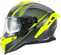 APEX FI200 Madrid Helmet, black-grey-yellow, size L for Men