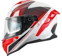 APEX FI200 Madrid Helmet, black-white-red, size L for Men