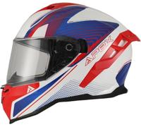 APEX FI200 Madrid Helmet, white-red-blue, size S for Men