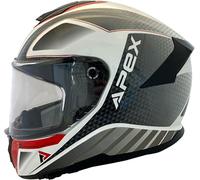 Apex FT300 New York, full face helmet M White/Grey/Red