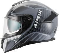 APEX FT300 New York Helmet, black/grey, size L (59/60)