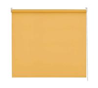 APEX FURNISHINGS Roller Blinds Made to Measure Ochre Blackout Blinds for Windows, Thermal Insulated UV Protection Child Safety Easy Fit Home Office Window Blinds Upto 120W x 165H cm