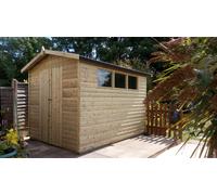 Apex Garden Shed 1.2M wide x 1.8M deep with Windows by Churnet Valley - APEX6X4