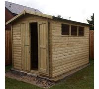 Apex Garden Shed 10ft long x 8 ft wide by Churnet Valley - APEX10X8