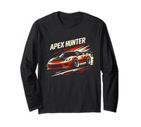 Apex Hunter JDM Track Car Shirt Time Attack Design JDM Car Long Sleeve T-Shirt
