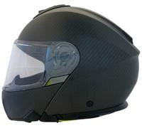 Apex MC500 Carbon Solid, flip up helmet XXL Matt-Black