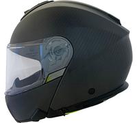 Apex MC500 Carbon Solid, flip up helmet XL Matt-Black