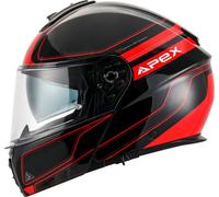 Apex MT300 Sydney, flip up helmet XL Black/Red