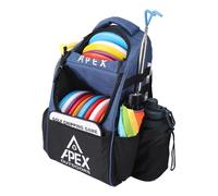Apex Outdoors Disc Golf Bag, Disc Golf Backpack with 21+ Disc Capacity, Durable & Lightweight Frisbee Golf Bags with Multiple Storage Pockets, DGB-122610