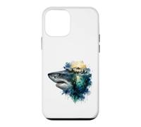 Apex Predator Ocean Life Watercolor Splash Art Case for iPhone 12 mini