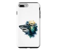 Apex Predator Ocean Life Watercolor Splash Art Case for iPhone 7 Plus/8 Plus