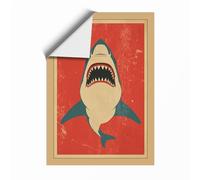 Apex Predator Vintage Unframed Wall Art Print A1 (84.1×59.4cm), Wall Decor for Living Room, Bedroom, Office & Home, Art Gift
