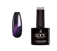 Apex® Professional Cats Eye Gel Nail Polish, Purple Magic Cats Eye [MCE-02], Essentials Range, UV CFL/LED Soak-Off Gel Polish, 10ml