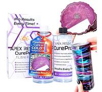 APEX Resin CurePro Epoxy Resin Kit, Crystal Clear, UV Resistant 1L