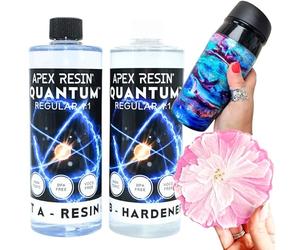APEX RESIN Quantum Epoxy Resin Kit, Crystal Clear, 1L