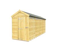 Apex Security Shed 5ft x 17ft Single Door Fast & Free 2-5 Days Nationwide Delivery