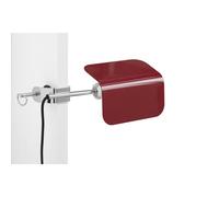 Apex Wall Lamp with Clip Maroon Red
