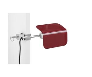 Apex Wall Lamp with Clip Maroon Red