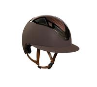 APEX WOOD LADY BROWN MATT HELMET