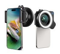 APEXEL 10-20X Macro Lens for iPhone and Android Phones HD Photo Lens Kit with Universal Clip and Extra Light Capture Close-Ups of Still Lifes, Insects, Plants, Jewelry