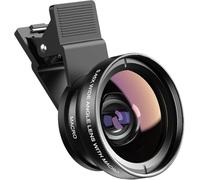 APEXEL 2-in-1 Mobile Phone Camera Lens, 12.5x Macro Lens for Phone, 0.45 x Wide Angle Attachment for Samsung Galaxy S10