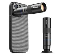 APEXEL Compact 10x Telephoto Lens & 200mm Macro Lens for Phones with Dedicated Phone Case, FMC Professional ED Lens, Suitable for iPhone 16 Pro Max