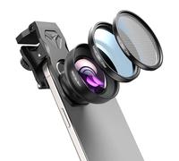 APEXEL HB100 Ultra HD Macro Lens with 52mm CPL & Starlight Filter, F1.05 Aperture & AF Coating, Phone Macro Lens for iPhone, Samsung, Pixel and other Smartphones