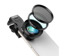 APEXEL HB100 Ultra Macro Lens & 52mm Filter Kit for Smartphones - 2-in-1 DSLR-Quality Macro Photography with CPL & Star Filter, Compatible with iPhone/Samsung/Pixel