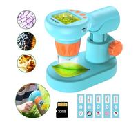 APEXEL Kids Microscope,800X HD Magnification Digital Microscope, 2" LCD Screen Portable Microscope for Kids and Adults with 32GB SD Card