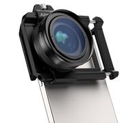 APEXEL ZM100 10-20x Zoom Macro Lens with maximum 20x & F1.05, FMC coating | 15-45mm Working Distance,smartphone macro lens for insects, plants, coins, jewellery and crafts