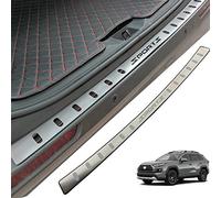 APEXRA Car Stainless Steel Rear Bumper Protector, for Toyota RAV4 2019 2020 2021 2022 2023 Accessories, Auto Parts Tailgate Back Trunk Door Sill Cover Scuff Plate Strip Guard Protection