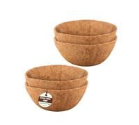 ApexTide Coco Liner Hanging Basket Liners 4PCS, 30 * 15CM/12 * 6in Natural Round Coconut Fiber Replacement Liners for Flowers, Vegetables Indoor Outdoor Garden Flower Pots Cupped Shaped