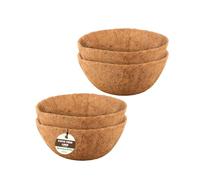 ApexTide Coco Liner Hanging Basket Liners 4PCS, 35 * 17.5CM/14 * 7in Natural Round Coconut Fiber Replacement Liners for Flowers, Vegetables Indoor Outdoor Garden Flower Pots Cupped Shaped