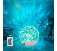Apexxus Luminorthe Cube Ocean Lamp - 16 Colors Ocean Wave Sensory Lights, Ocean Wave Projector with Remote Control, Star Light Projector Night Light for Kids, Galaxy Projector for Kids Bedroom Party