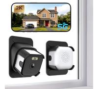 Apexxus Safeview Window Camera 3MP 2K - Indoor Security Camera for Looking Outside, 2.4GHz & 5GHz WiFi Window Security Camera,ChroMax AI Color Night Vision,24/7 Recording,Motion Detection