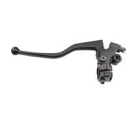 APEYCRX Folding Clutch Lever Black Universal Motorcycle Clutch Lever, Hydraulic Brake Master Cylinder, Handlebar Channel, for GN125 GS125