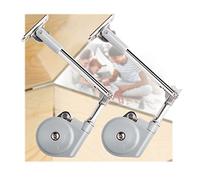 APFFSY Toy Box Hinges - Soft Close Lid Support (Pack of 2), Safety Hinges for Chest Toy Box, 105 Degree Open