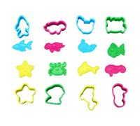 APGLSXY 16 Piece Dough Tools Designed Presses Safe Sturdy for Children Artistic Activities Dough Molds