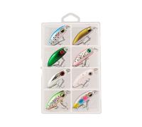 APGLSXY 2.8g Realistic Hard Baits Sinking Lures 4.1cm Crankbait Treble Hook Freshwater Artificial ABS Baits for Trouts Fishing Vibrating Fishing Lures