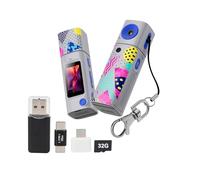 APGLSXY 2K Video Camera with Rotating Lens and Quick Playback Screen for Creative Shots Kids Digital Camera
