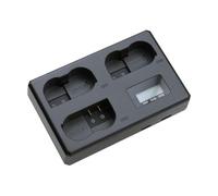 APGLSXY 3-Slot Camera Battery Dock for EN-EL15 Packs with LCD Window, Type-C and USB Input Ports for Home Table Use and Travel Backup Prep
