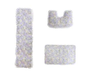 APGLSXY 3pcs Pet Pad Set Soft Cushioned Liner Washable Pet Strollers Dirt Cover Comfortable Travel Accessory Dog Mat
